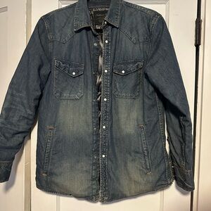 RARE Japanese Blue Denim Shirt Jacket